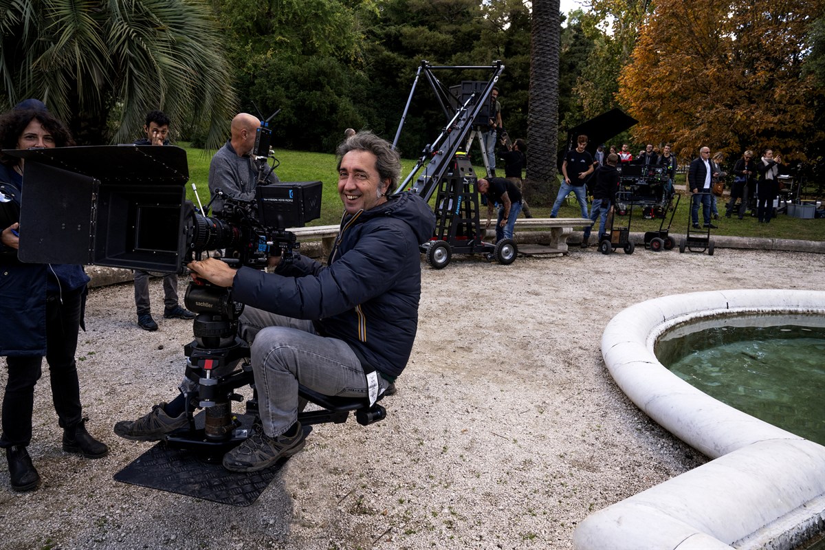 Director Paolo Sorrentino is filming Mob Girl
